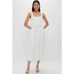 TUCKERNUCK Ivory Elle Dress Size XXS NWT Retail $298 Tuckernuck